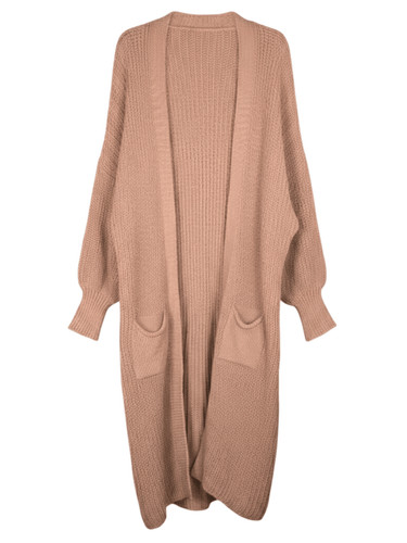 Maxi strickjacke damen - strickjacke,