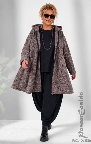 Lagenlook boucle jacke - boucle,