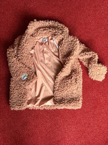 Jakke teddy fell - jakke, altrosa