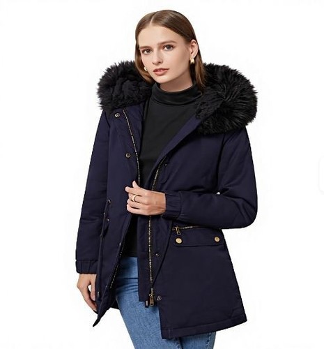 Damen dunkelblau baumwolle - dunkelblau,
