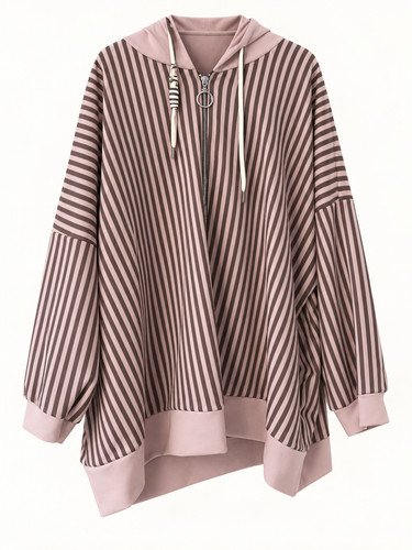 Damen oversize zipfeljacke - damen,