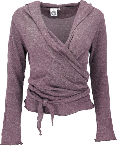 Wickelshirt baumwollstrick - wickelshirt,,