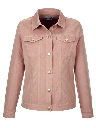 Stretch cord jacke altrosa - stretch-cord-jacke,
